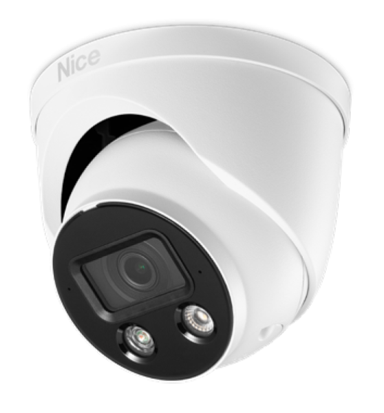Nice MyEye Dome – Dome-IP-Videokamera zu 5 MPx für Außen-/Innenbereiche