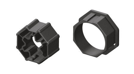 Mobilus M45 Motoradapter für 50 mm Achtkantwelle