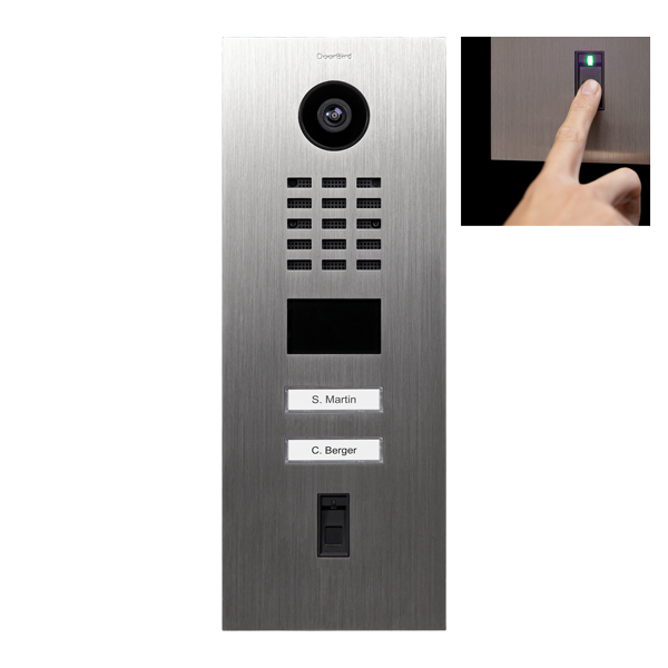 DoorBird IP Video Türstation D2102FV Fingerprint 50