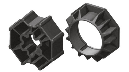 Mobilus M45 Motoradapter für 70 mm Achtkantwelle