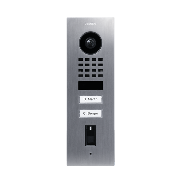DoorBird IP Video Türstation D1102FV Fingerprint 50 Unterputz