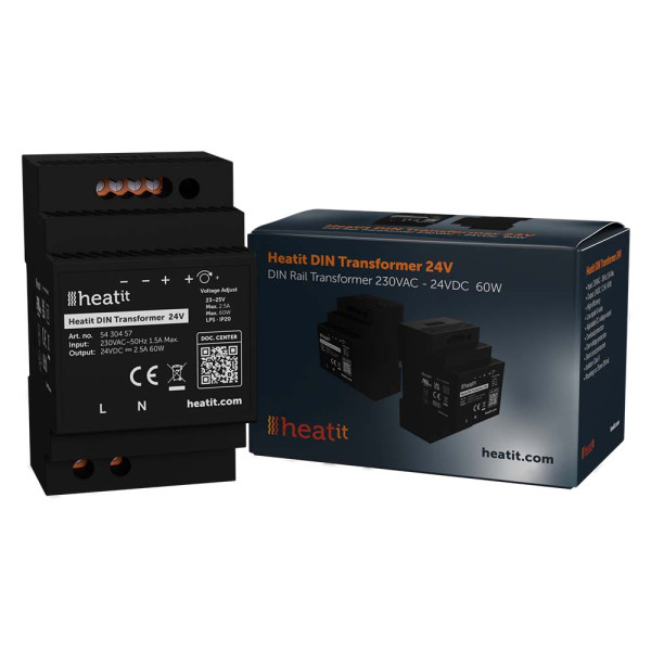 Heatit DIN Transformer 24 V
