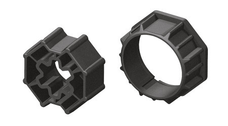 Mobilus M45 Motoradapter für 60 mm Achtkantwelle